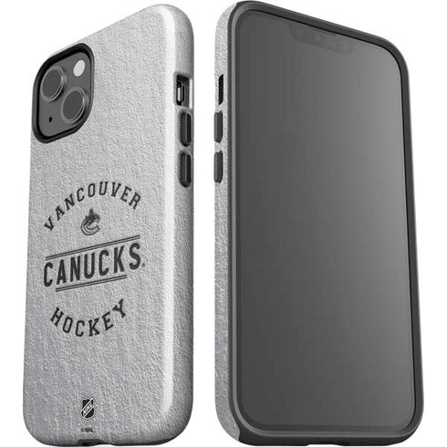NHL Vancouver Canucks Black Text iPhone 15 Impact Case